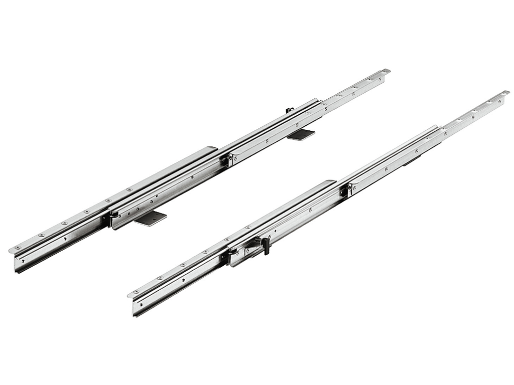 Guide Tavolo Apertura Centrale 3 Allunghe Portata kg.90 mm.120/2790 | Hafele - immagine 2